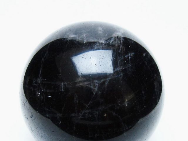 モリオン 純天然 黒水晶 丸玉 71mm [t643-5250]