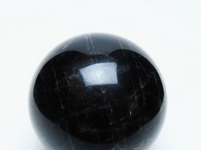 モリオン 純天然 黒水晶 丸玉 62mm [t643-5257]