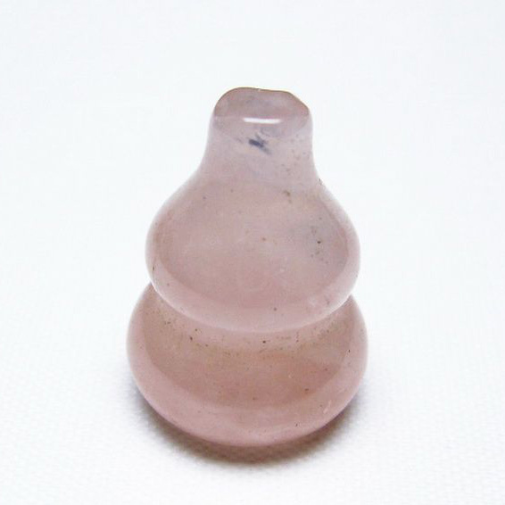 ローズクォーツ 葫芦 置物[T646-862]