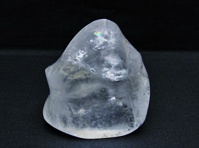 ヒマラヤ水晶 炎（フレイム） ポリッシュ 置物[T653-3715]