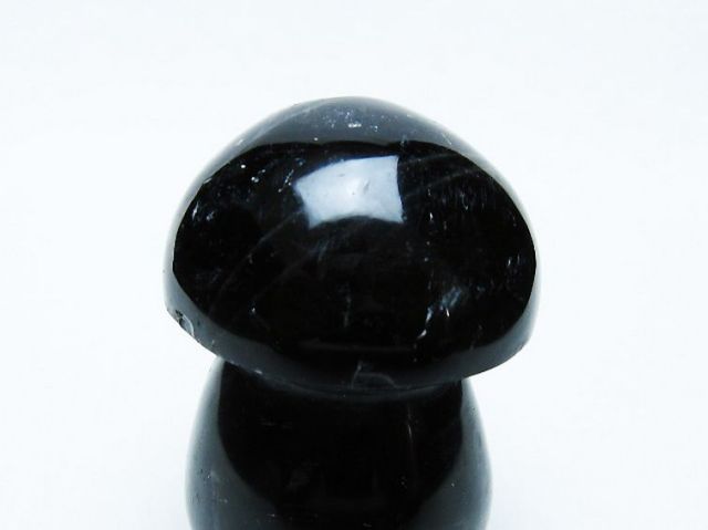 パワーストーン 天然石 モリオン 純天然 黒水晶 きのこ 置物