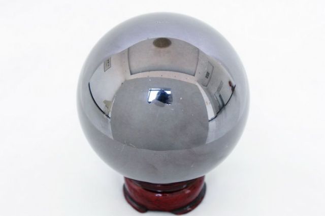 テラヘルツ鉱石 丸玉 83mm [t665-1090]