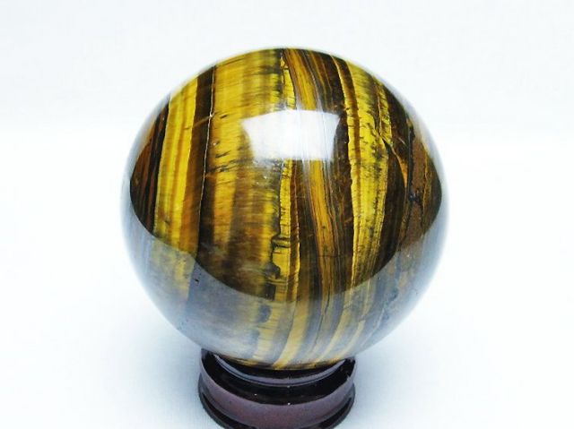 アイアンタイガーアイ　丸玉 パワーストーン 天然石 アイアンタイガーアイ丸玉 84mm [T671-5938]