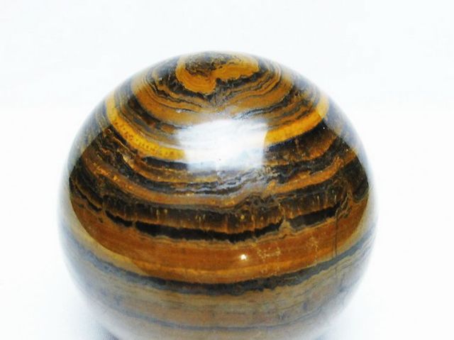 1.4Kgアイアンタイガーアイ丸玉 95mm [T671-6008]