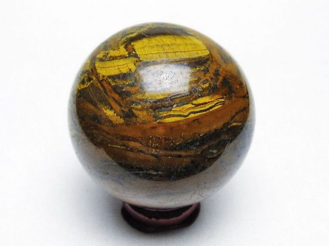 アイアンタイガーアイ丸玉 53mm [t671-6147]