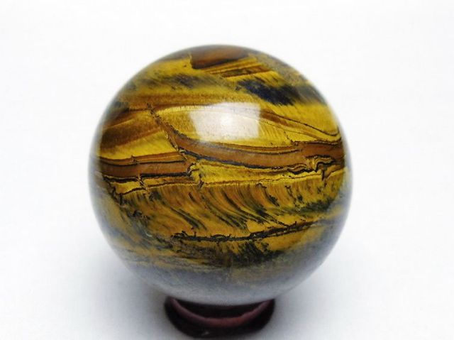 アイアンタイガーアイ丸玉 54mm [T671-6181]