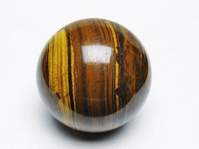 タイガーズアイロン[丸玉] パワーストーン 天然石 アイアンタイガーアイ丸玉 62mm [T671-6203]