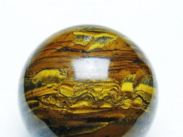 丸玉 虎 パワーストーン 天然石 アイアンタイガーアイ丸玉 58mm [T671-6281]