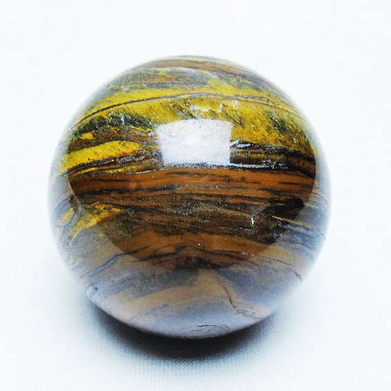 パワーストーン 天然石 アイアンタイガーアイ丸玉 54mm [T671-6325]