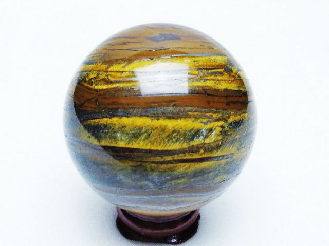 パワーストーン 天然石 アイアンタイガーアイ丸玉 54mm [T671-6325]