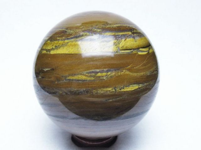 アイアンタイガーアイ丸玉 83mm [t671-6492]