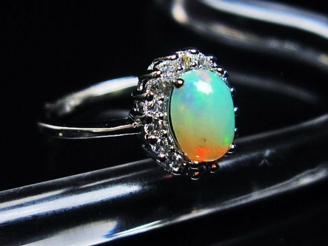 プレシャスオパール指輪(9号)[T674-2939]