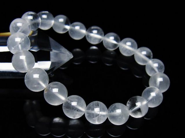 ガーデン水晶ファントムブレスレット 10mm [T676-1777]