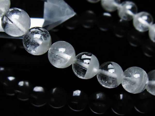 ガーデン水晶ファントムブレスレット 8mm [T676-1794]