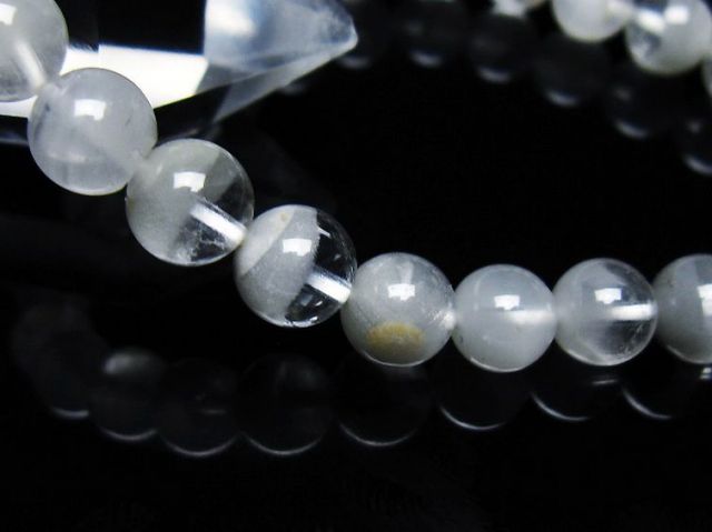 ガーデン水晶ファントムブレスレット 7mm [T676-1841]