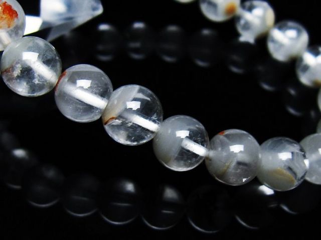 ガーデン水晶ファントムブレスレット 8mm [T676-1903]