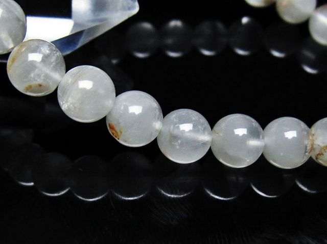 ガーデン水晶ファントムブレスレット 8mm [t676-2272]
