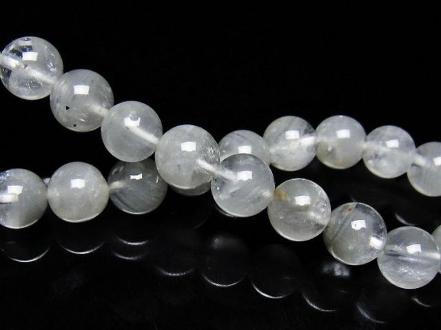 ガーデン水晶ファントムブレスレット 8mm [t676-2275]