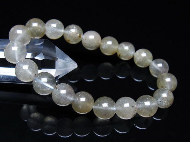 キャッツアイプラチナルチルブレスレット 10mm [T684-3526]