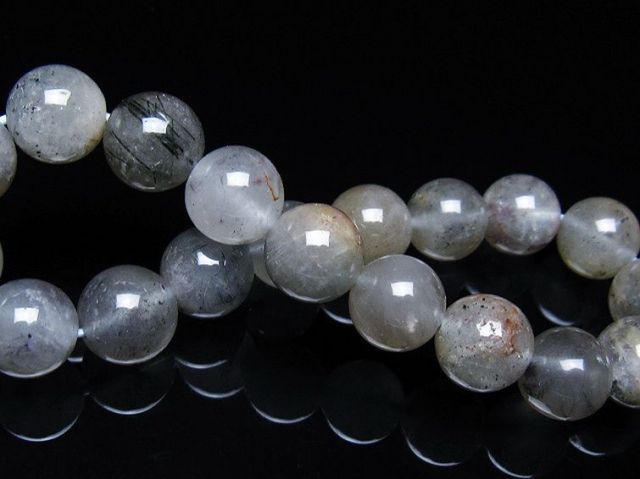 キャッツアイプラチナルチルブレスレット 10mm [T684-3539]