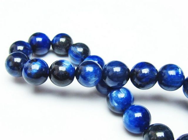 ハイグレード 高品質 カイヤナイト 10mm ブレスレット カイヤナイト ブレスレット 10mm 17.5～19.5cm M～LL サイズ