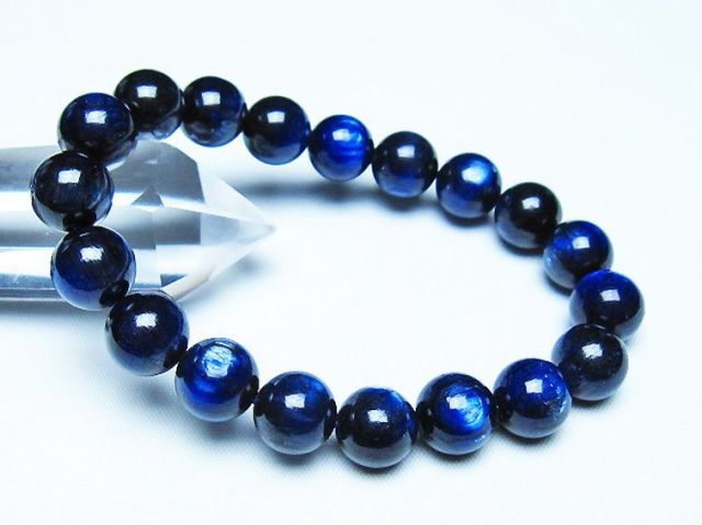 カイヤナイトブレスレット 11mm [t69-6783]