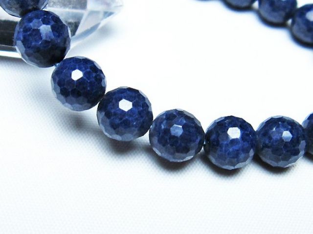 パワーストーン  サファイアブレスレット 9mm [T692-5773]3枚目