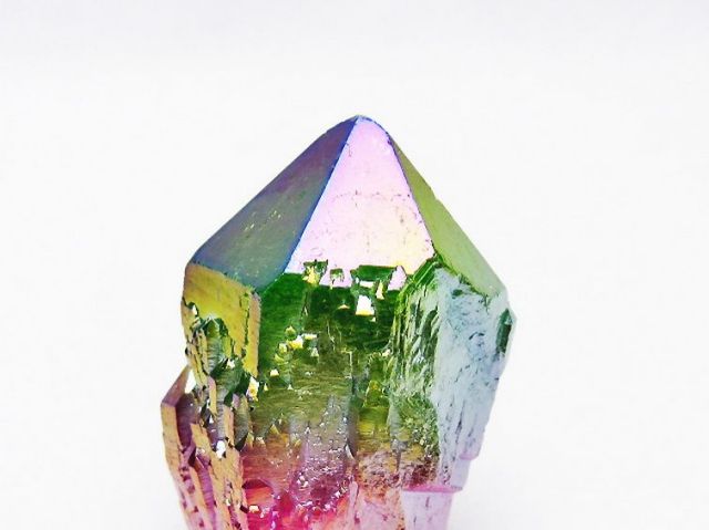 オーラ水晶 オーラクリスタル カテドラルライブラリー 原石(レインボー)[T693-4828]