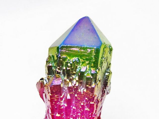 オーラ水晶 オーラクリスタル カテドラルライブラリー 原石(レインボー)[T693-4828]