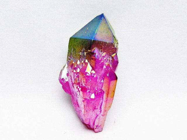 オーラ水晶 オーラクリスタル カテドラルライブラリー 原石(レインボー)[T693-4833]