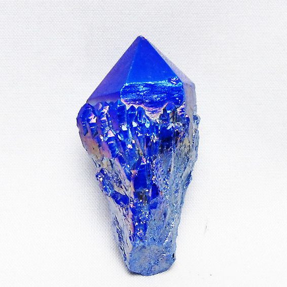 オーラ水晶 オーラクリスタル カテドラルライブラリー 原石 (ブルー)[T693-4880]