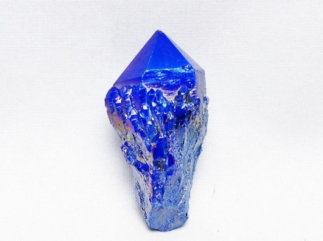 オーラ水晶 オーラクリスタル カテドラルライブラリー 原石 (ブルー)[T693-4880]