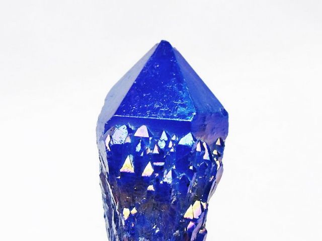 オーラ水晶 オーラクリスタル カテドラルライブラリー 原石 (ブルー)[T693-4880]