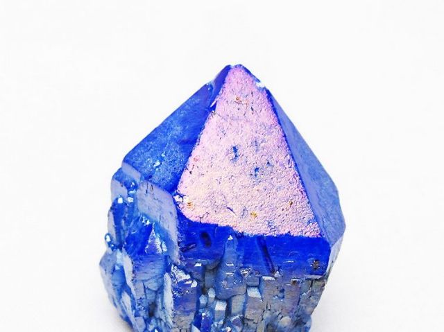 オーラ水晶 オーラクリスタル カテドラルライブラリー 原石 (ブルー)[T693-4889]