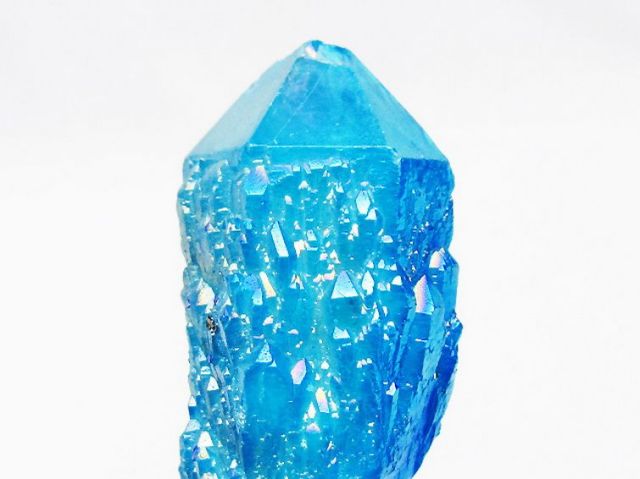 オーラ水晶 オーラクリスタル カテドラルライブラリー 原石 (アクア)[T693-4948]
