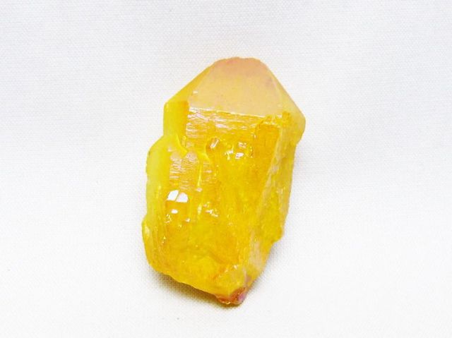 オーラ水晶 オーラクリスタル カテドラルライブラリー 原石 (イエロー)[T693-4997]