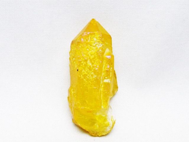 オーラ水晶 オーラクリスタル カテドラルライブラリー 原石 (イエロー)[T693-5015]