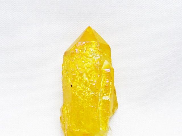オーラ水晶 オーラクリスタル カテドラルライブラリー 原石 (イエロー)[T693-5015]