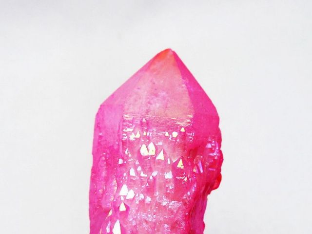 オーラ水晶 オーラクリスタル カテドラルライブラリー 原石 (ローズ)[T693-5026]