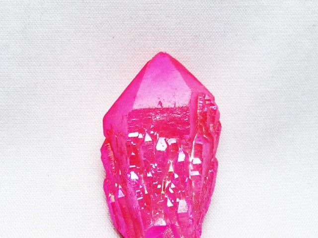 オーラ水晶 オーラクリスタル カテドラルライブラリー 原石 (ローズ)[T693-5030]