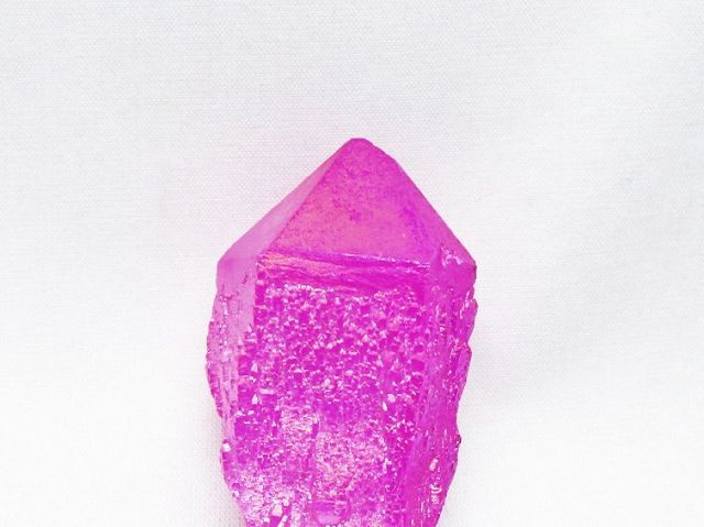 オーラ水晶 オーラクリスタル カテドラルライブラリー 原石 (ローズ)[T693-5040]