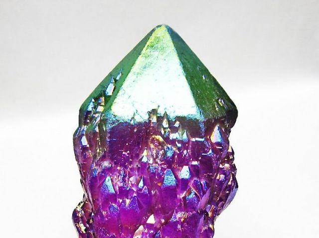 オーラ水晶 オーラクリスタル カテドラルライブラリー 原石(レインボー)[T693-5094]