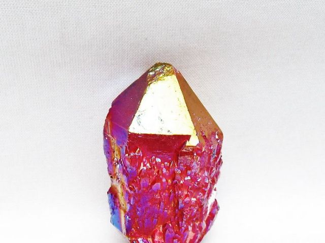 オーラ水晶 オーラクリスタル カテドラルライブラリー 原石(レインボー)[T693-5113]