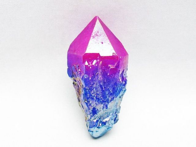 オーラ水晶 オーラクリスタル カテドラルライブラリー 原石(レインボー)[T693-5115]