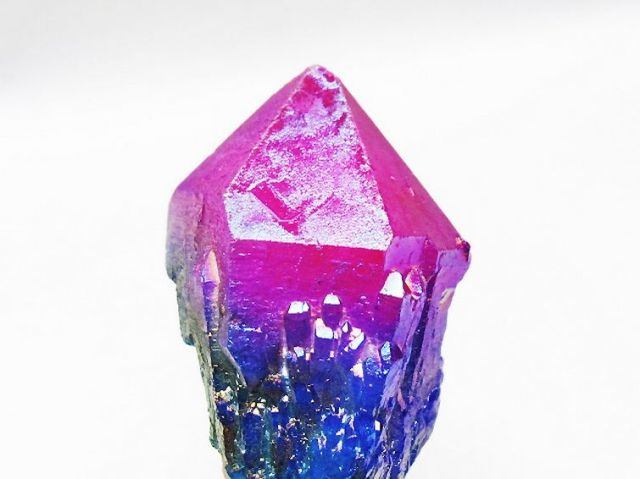 オーラ水晶 オーラクリスタル カテドラルライブラリー 原石(レインボー)[T693-5115]