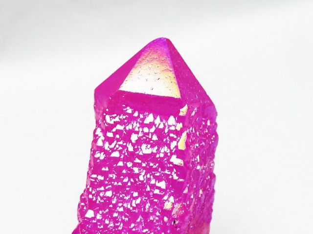 オーラ水晶 オーラクリスタル カテドラルライブラリー 原石 (ローズ)[T693-5159]
