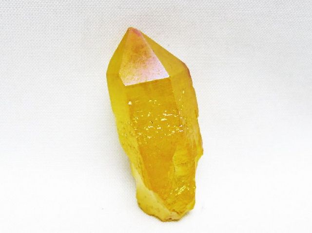 オーラ水晶 オーラクリスタル カテドラルライブラリー 原石 (イエロー)[T693-5207]