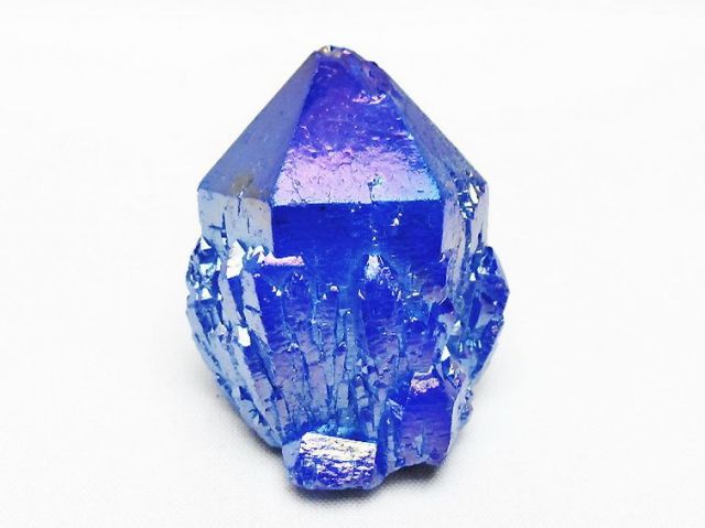 オーラ水晶 オーラクリスタル カテドラルライブラリー 原石 (ブルー)[T693-5358]