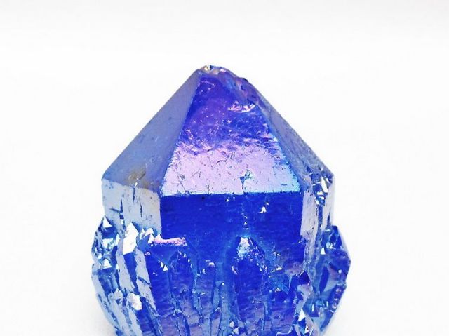 オーラ水晶 オーラクリスタル カテドラルライブラリー 原石 (ブルー)[T693-5358]