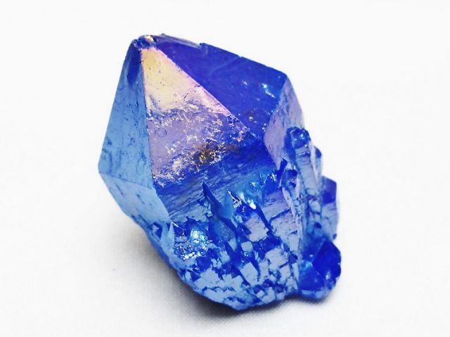 オーラ水晶 オーラクリスタル カテドラルライブラリー 原石 (ブルー)[T693-5358]